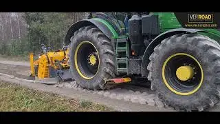 MeriCrusher RC90-221 DTG multitask soil stabilizer for tractors hard at work