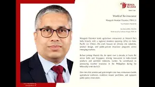 IRMAn Talks b M Patankar, PRM 27: World of Reinsurance