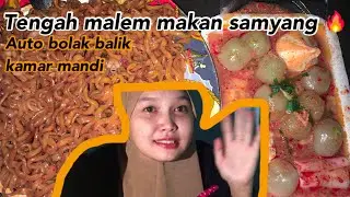 MUKBANG SAMYANG + CILOK KUAH TENGAH MALEM | AUTO PERUT PANAS | GAKUATTTTT
