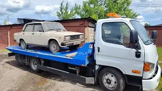 распаковка капсулы времени  ваз 2105 1996 года с 30 000км пробега после длительного простоя