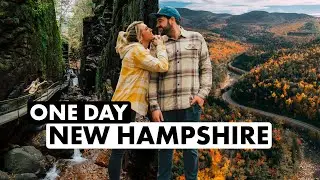 NEW HAMPSHIRE in One Day: Conway Scenic Railroad, Franconia Notch, Flume Gorge, Kancamagus Hwy!