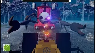 Scary Spider Train Survival 1 - Android Gameplay