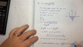 How to determine when a quadratic will be positive definite