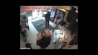 Black male uses a cell phone to take several “up the skirt”