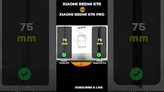 Xiaomi Redmi K70 vs Xiaomi Redmi K70 Pro 