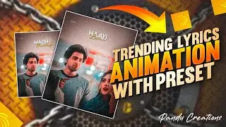 TRENDING LYRICS ANIMATION VIDEO WITH PRESET #alightmotion_lyrics #youtube #presets_for_alight_motion