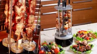 Сочный и очень вкусный шашлык на электрошашлычнице!