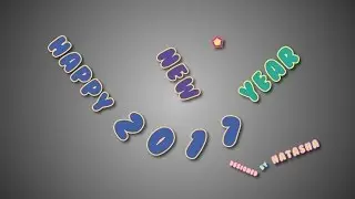 Happy New Year 2017 [ After Effects Animation ]