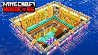 I Built an Underwater Storage Room in Hardcore Minecraft