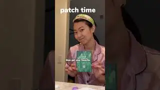 After peeling off patch, clean that area and if needed, stick another patch on! #pimple #acne