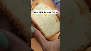 Soft Hot Milk Butter cake😱Kya aap ne khaya hai?? #shorts #youtubeshorts #shortvideo #cake