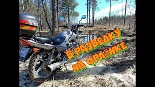 В разведку на Орлёнке.Lifan LF 150-13.