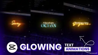 Dark Glowing Lyrical Video | New Advanced Text Animations | CapCut