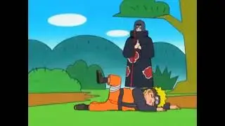 Sakura and Naruto vs Itachi