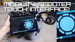 Mobility Scooter Hacked! Controlled with touchscreen tablet PC!