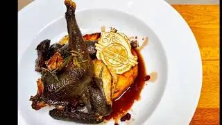 Готовим легко: чёрная курица с тыквой и гранатовым соусом