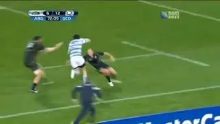 Amorosino Last Gasp Try vs Scotland