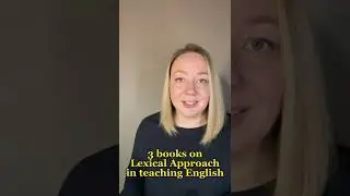 Top 3 must-read books on lexical approach #esl #eslteaching #teaching #teachingenglish #eslbooks
