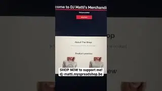 DJ Matti now got a shop! Check it out! 