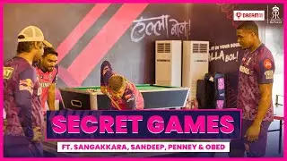 Secret Games ft. Sangakkara, Sandeep, Penney & Obed | Pool Table Challenge | Rajasthan Royals