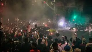 Wild Bay Area Sideshow On 4th Of July!!