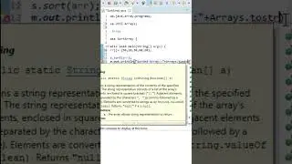 Java Program to sort the elements of an array in ascending 🤔🤔😎😎