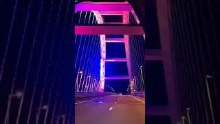 КРЫМСКИЙ МОСТ НОЧЬЮ 