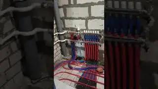 Монтаж отопления двухэтажного дома в селе Сандогора.