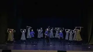 Фланкировка шашкой. Первое выступление школы танца с клинками 