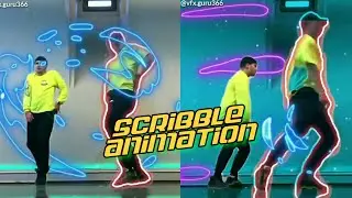 DANCE VIDEO (SCRIBBLE ANIMATION) || VFX GURU