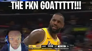 LEBRON FAN Reacts to Los Angeles Lakers vs Los Angeles Clippers Full Game Highlights!