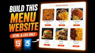 Build a Restaurant Menu Website with HTML & CSS