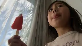 TRYING THE FAMOUS POPSICLE