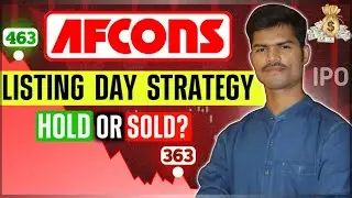 Afcons Infrastructure Listing Day Strategy | Hold or Sell? | Investors Choice
