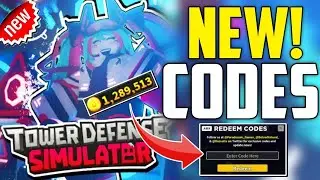 ✅UPDATE!! NEW!✅TOWER DEFENSE SIMULATOR ROBLOX CODES 2024 / TOWER DEFENSE CODES 2024 / TDS