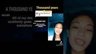 Thousand Years Cover by me #Thousandyears