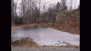 Pond Melt And Then Snow Fall