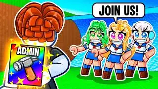 Trolling My Friends Clan With REAL ADMIN in Escape Tsunami for Brainrot…