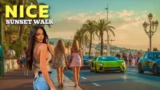 Late Evening in Nice France 4K I Didn't Expect Such a Beautiful Walking Tour 2025