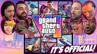 Youtubers and Streamers React To GTA 6 Official Cover Art Reveal | IT'S OFFICIAL!