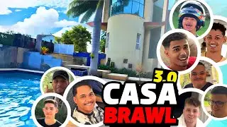 CHEGAMOS na CASA BRAWL 3.0 🔥🔥 (vtzim, brpro, kaio dog, niceshot e +)