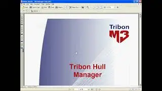 CREATE INITIAL HULL STANDARD TRIBON or AVEVA MARINE