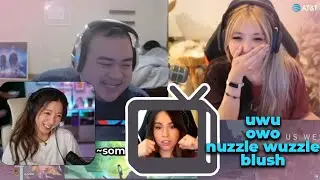 Fuslie Reacts to how miyoung eats a banana by OfflineTV & Friends