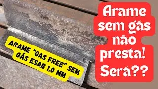 ARAME SEM GÁS NÃO PRESTA! SERÁ QUE NÃO PRESTA MESMO?? VEJAM O RESULTADO COM O ARAME 