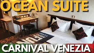 Carnival Venezia Ocean Suite Tour Stateroom 7235, Category OS