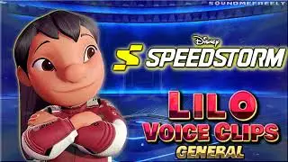 All Lilo General Voice Clips • Disney Speedstorm • All Voice Lines • 2023 (Micah Aliling)
