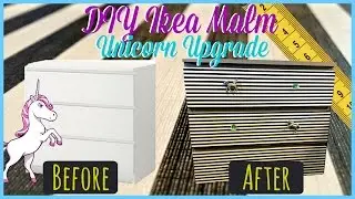 DIY: Ikea Malm Dresser Makeover | UNICORN UPGRADE!