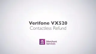 Verifone VX 520 (Alternate Screen) | Contactless Refund | AIB Merchant Services