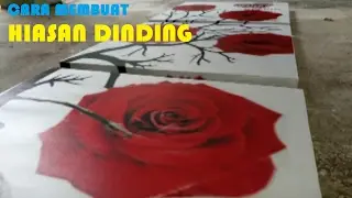 Cara membuat hiasan dinding sederhana, semoga bermanfaat