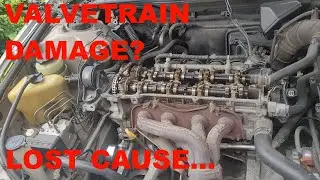 TEARDOWN of the TOYOTA 2AZ-FE 2.4. *Not Good*